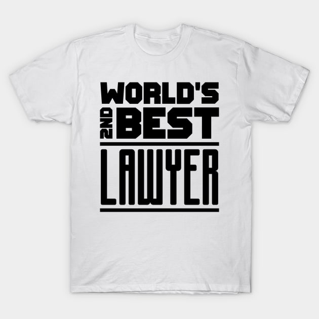 2nd best lawyer T-Shirt by colorsplash